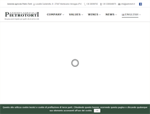 Tablet Screenshot of pietrotorti.it